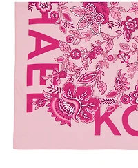 Michael Michael Kors Medallion Fleur Silk Square Scarf