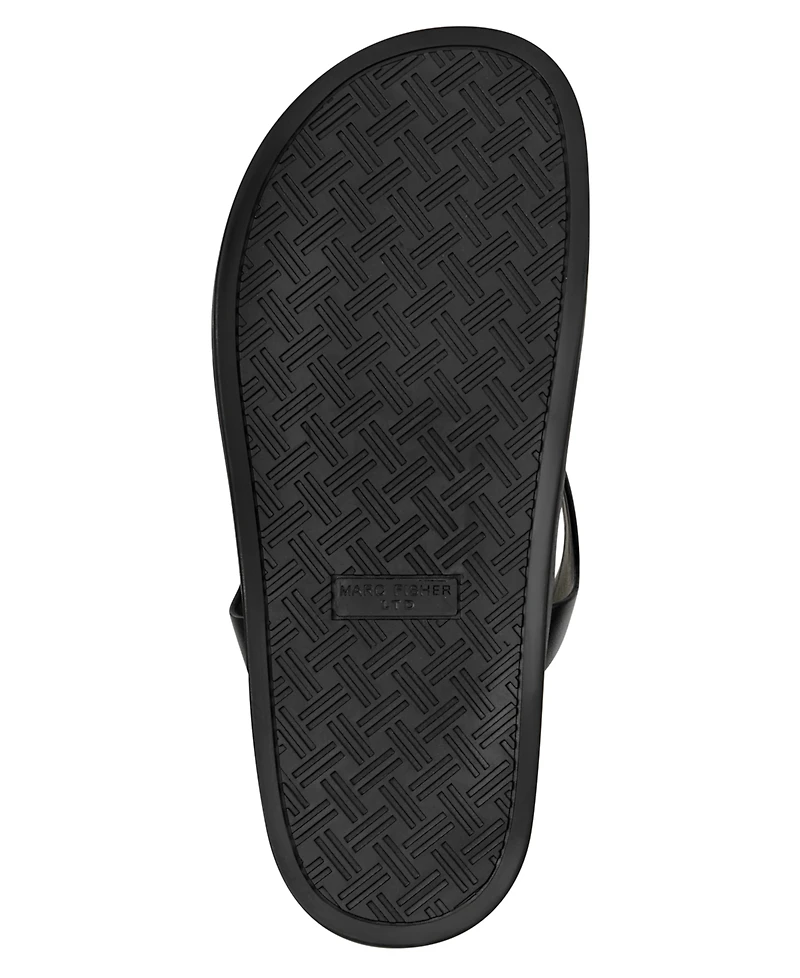 Marc Fisher Ltd Women's Bevy Strappy Flat Sandals