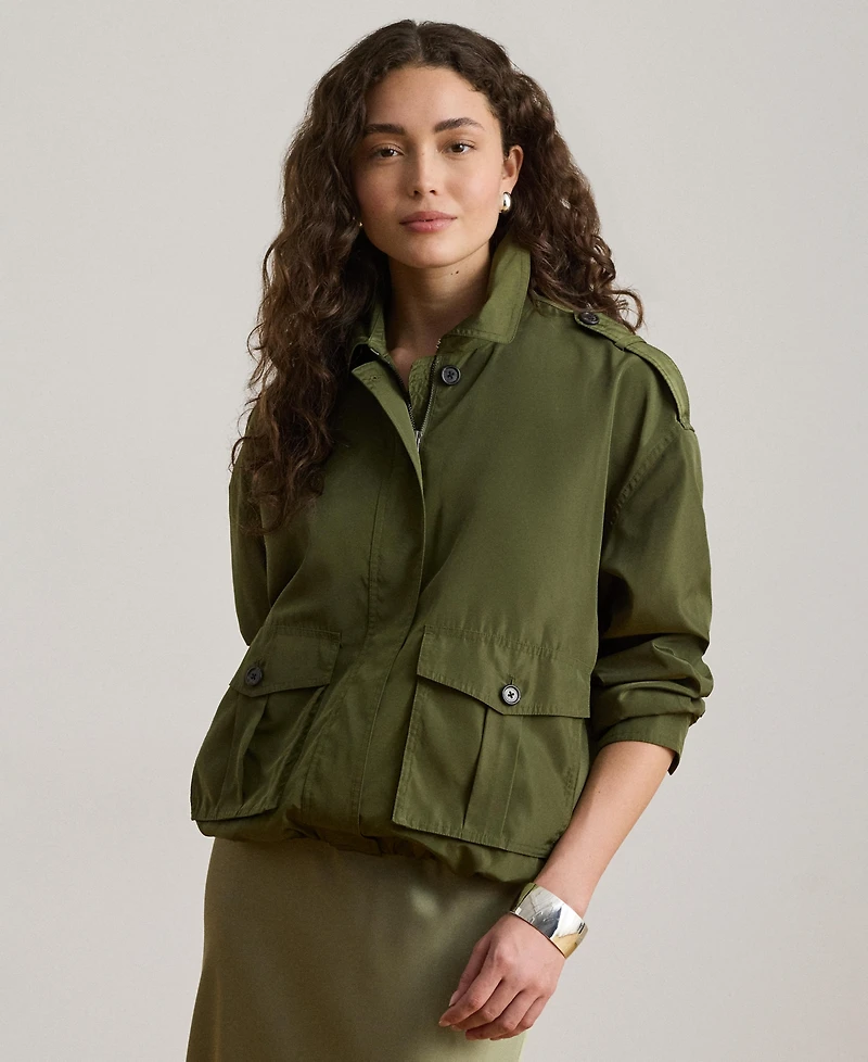 Lauren Ralph Women's Full-Zip Windbreaker Jacket