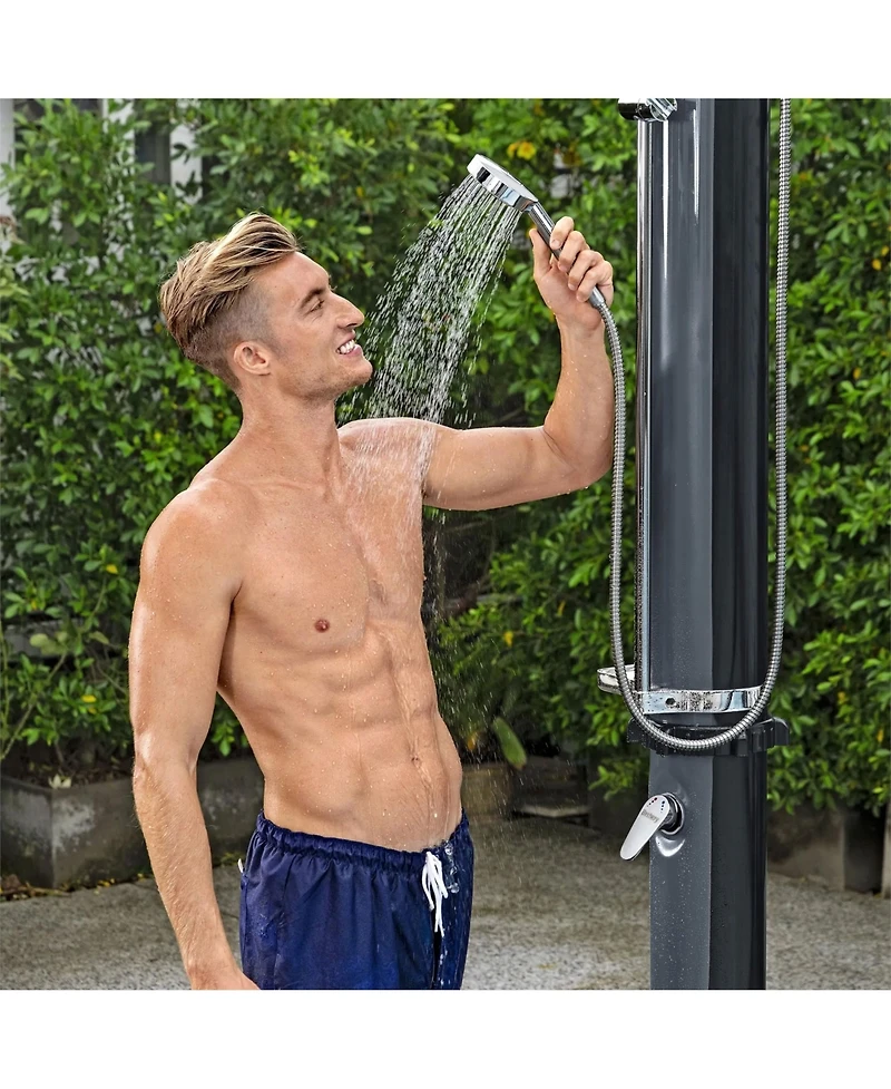 Bestway SolarFlow 9.2 Gallon Solar Heat Outdoor Shower with Adjustable Settings