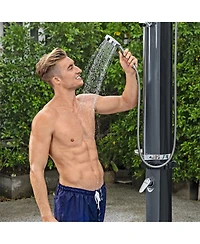 Bestway SolarFlow 9.2 Gallon Solar Heat Outdoor Shower with Adjustable Settings