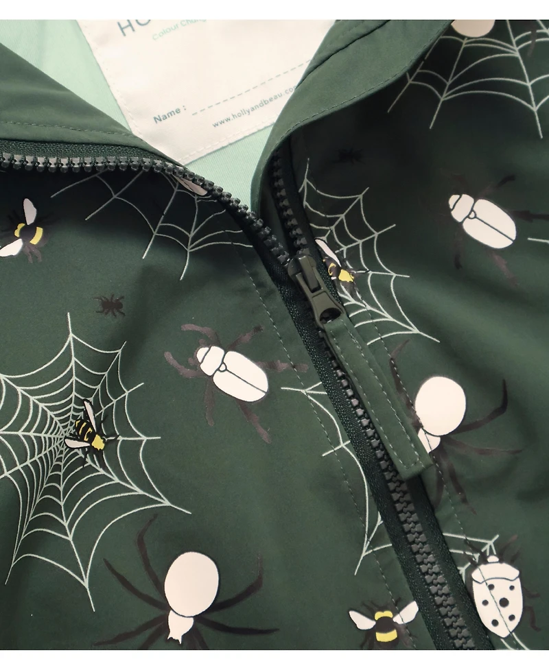 Holly and Beau Color Changing Hooded Raincoat