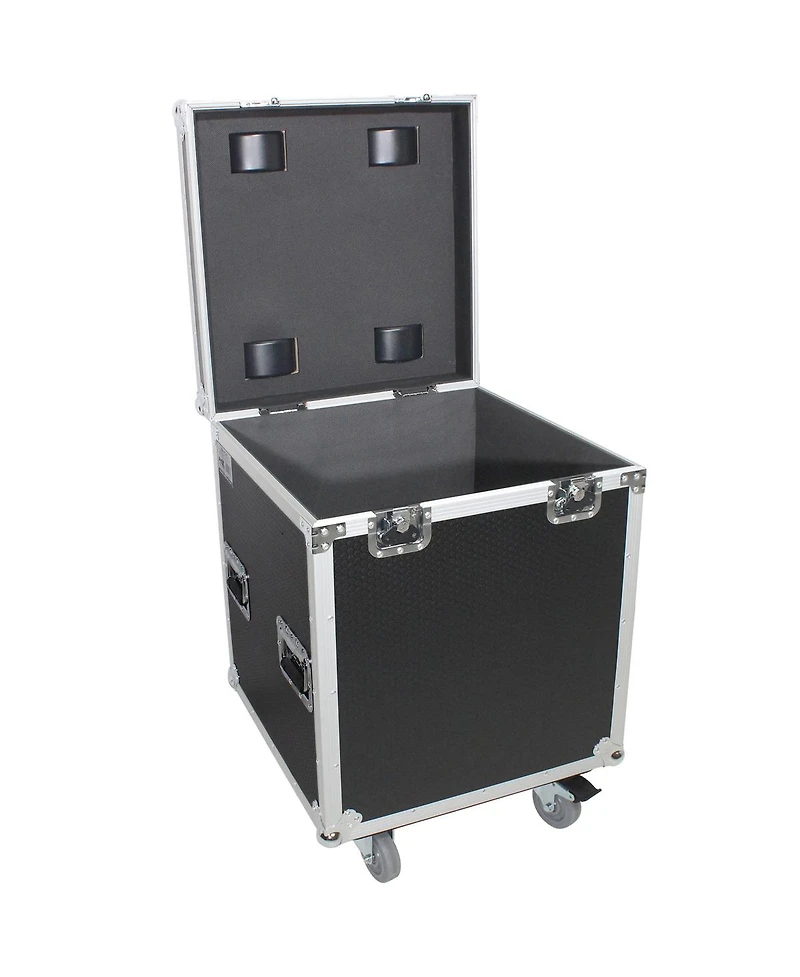 ProX Xs-UTL4 Half Trunk Utility Flight Case with Caster Dish and Wheels, Medium