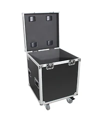 ProX Xs-UTL4 Half Trunk Utility Flight Case with Caster Dish and Wheels, Medium