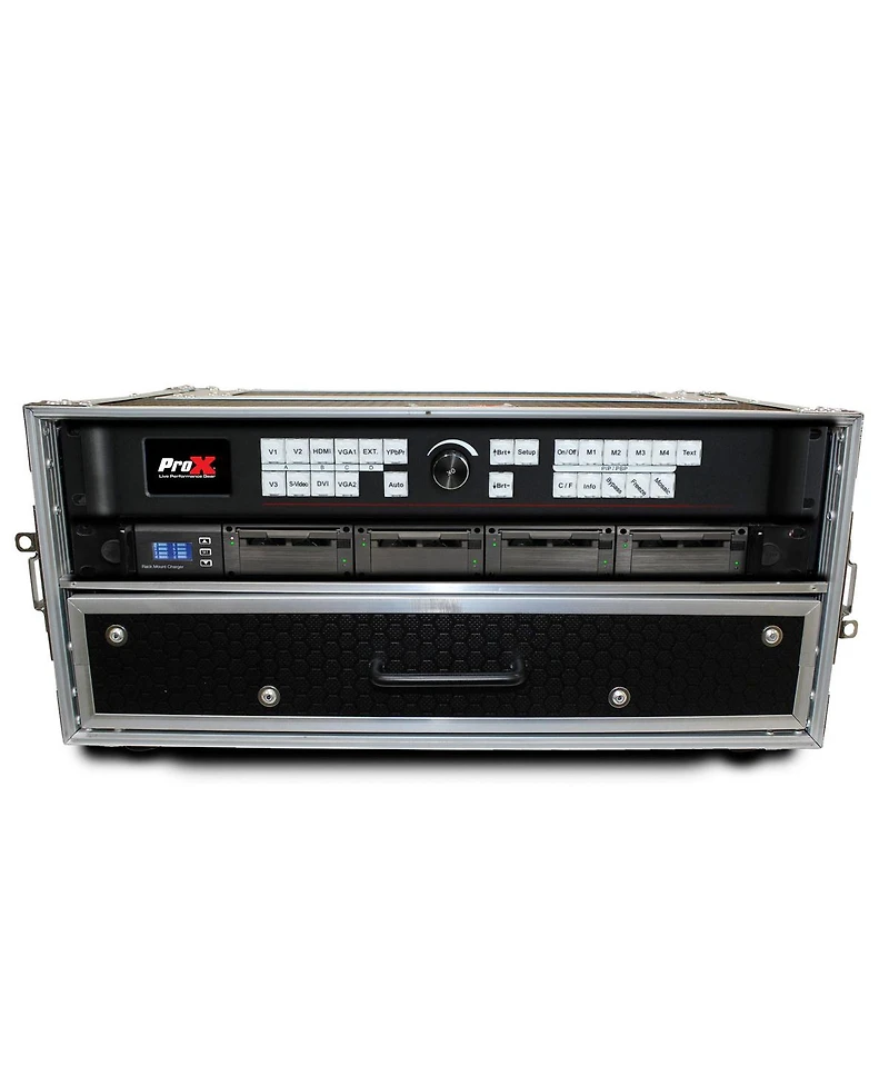 ProX Xs-WM2U2DR 2U Rack Case with 2U Rack Drawer