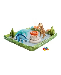 Gnuadz Jurassic Adventure Inflatable Kiddie Pool Slide Sprayer Dinosaurs