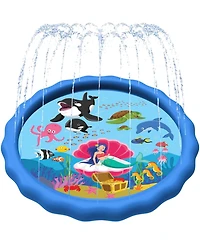 Gnuadz Splash Pad Sprinkler Pool Backyard Summer Outdoor Toys