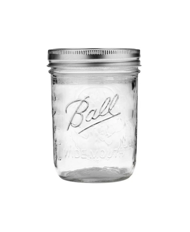 Ball Glass Mason Jar, Wide Mouth