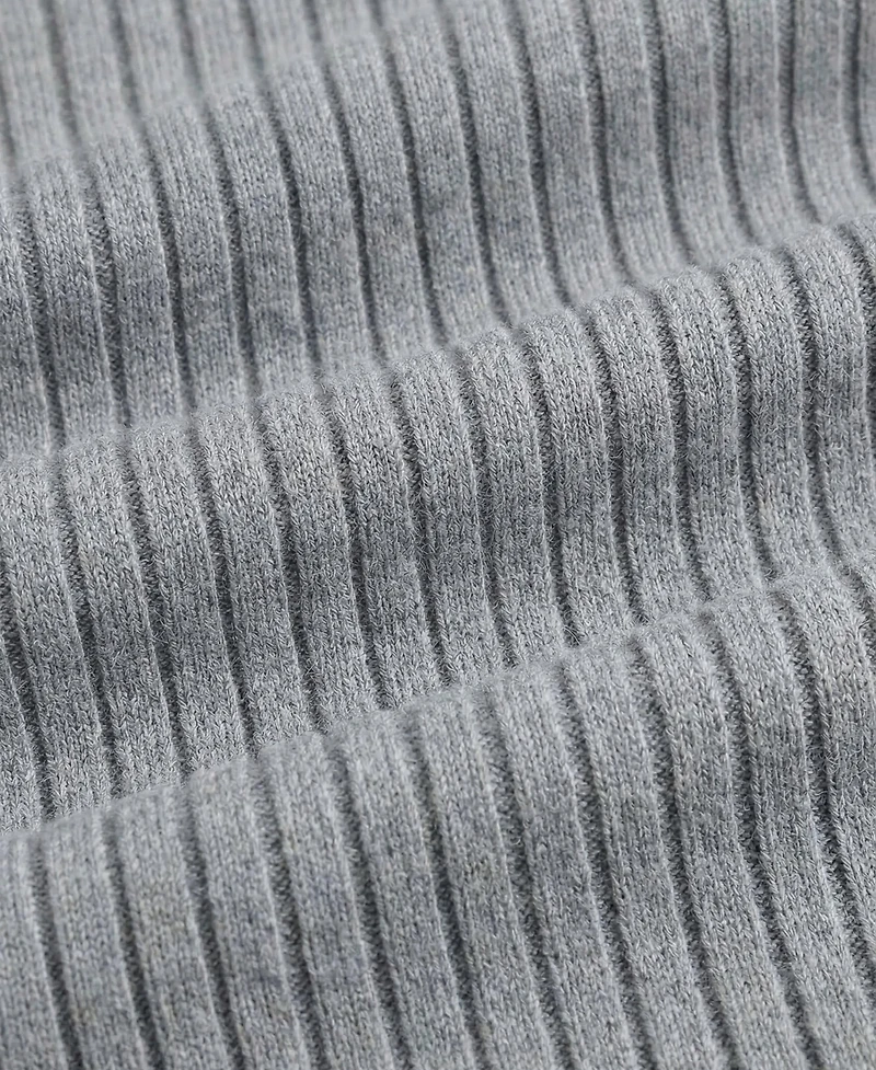 Modenaire Women's Ribbed Knit Contrast Cuff Top