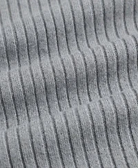 Modenaire Women's Ribbed Knit Contrast Cuff Top