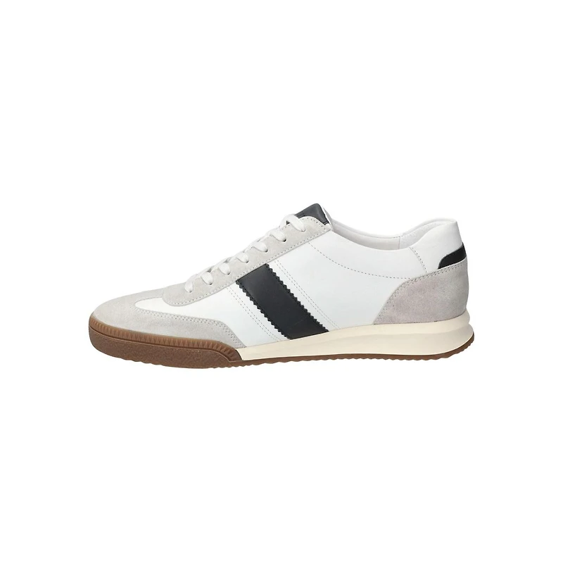 Mephisto Men's Elyo Stone Suede and Leather Sneaker