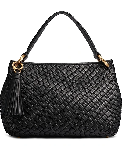 Donna Karan New York Glenwood Woven Small Shoulder Handbag