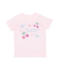 Sweet Wink Toddler Girls Cherry Good Day Short Sleeve T-Shirt