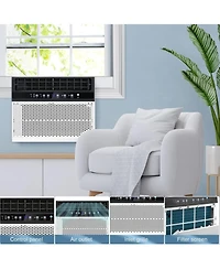 Antarctic Star 10000 Btu U-Shaped Window Air Conditioner, 6 Modes and Quiet Cooling