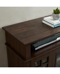 Storage Cabinet with 23" Electric Fireplace Tv Stand