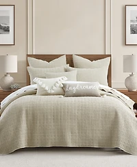 Levtex Mills Waffle Invisible Zipper Decorative Pillow, 12" x 24"