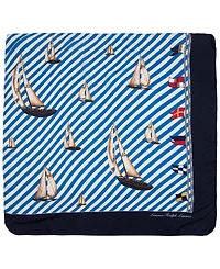 Lauren Ralph Lauren Striped Nautical Flag Square Scarf
