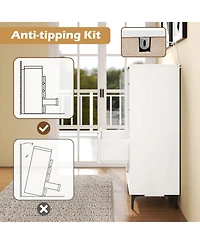 Interlock System 5-Drawer Dresser – Durable Storage for Bedroom, Living Room, or Closet Organization