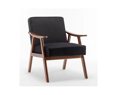 Casainc Mid-Century Modern Chair with Solid Wood Frame
