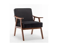 Casainc Mid-Century Modern Chair with Solid Wood Frame