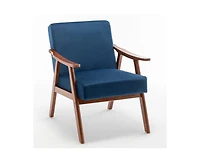 Casainc Mid-Century Modern Chair with Solid Wood Frame