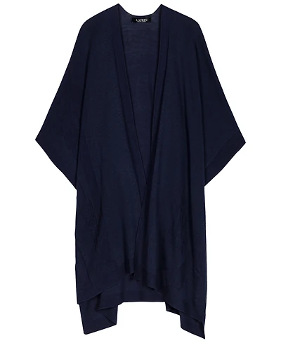 Lauren Ralph Lauren Matte Shine Belting Ruana