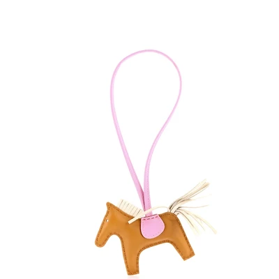 Pre-Owned HERMES Pm GriGri Rodeo Bag Charm Leather