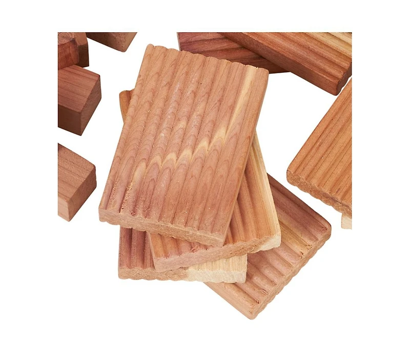Household Essentials Cedar Kit, Set of 12 Cedar Blocks and 12 Cedar Cubes
