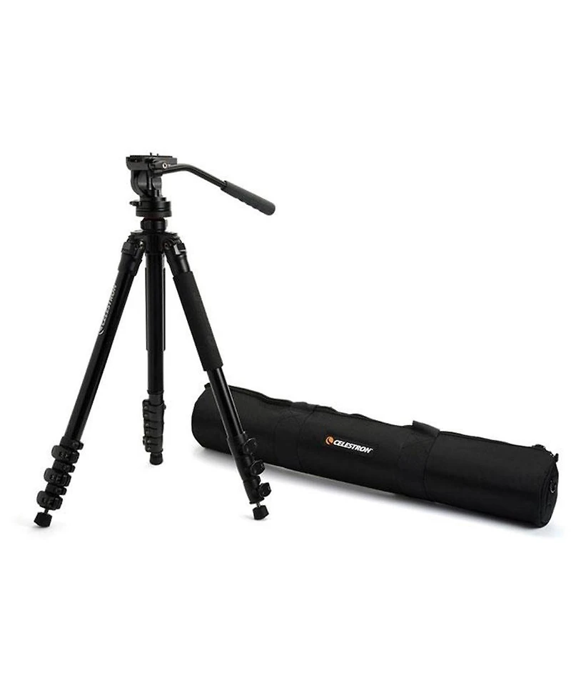Celestron Regal Premium Tripod, 8.8lbs Capacity, 68.75" Maximum Height, Two-Way Fluid Pan Head