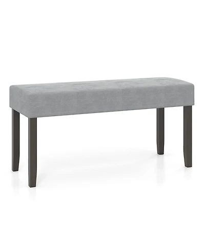 Slickblue Padded Entryway Bench for Bedroom and Living Room