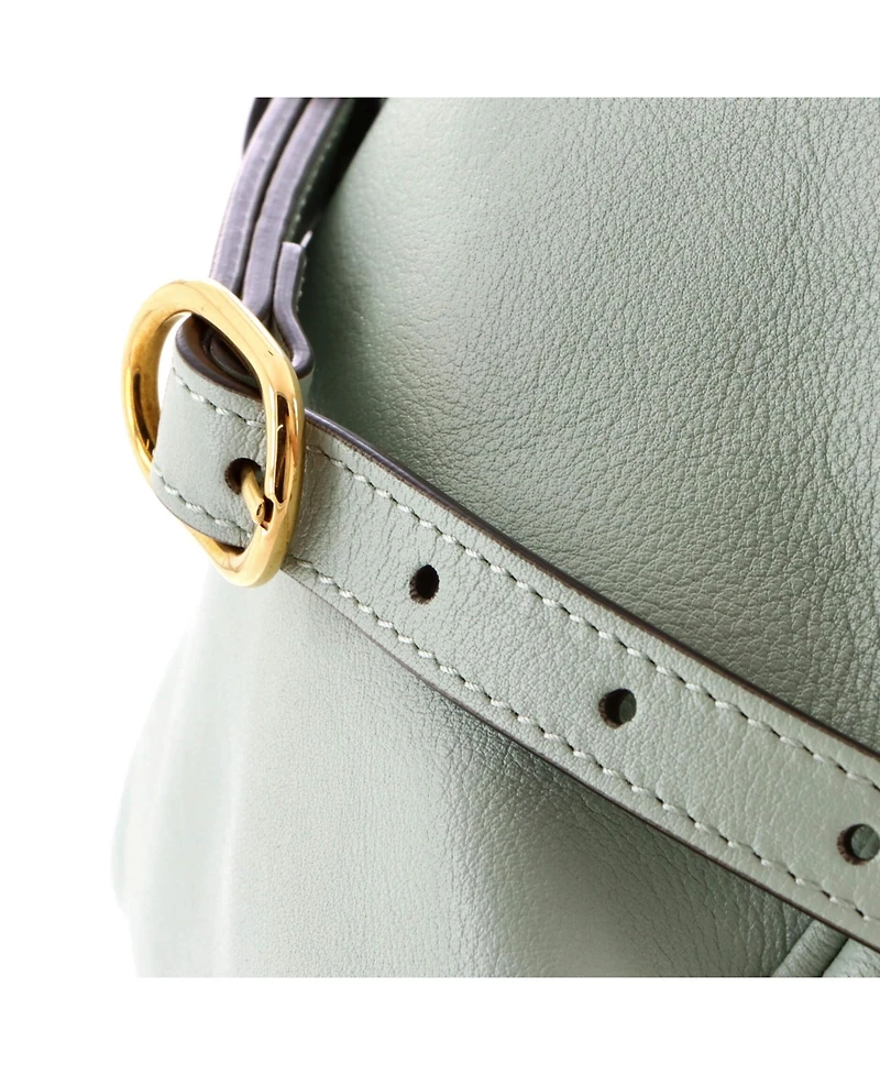 Pre-Owned Gucci Small Diana Nm Bamboo Shoulder Bag Leather