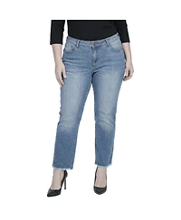 Standards & Practices Women's Raw Hem Boyfriend Jeans