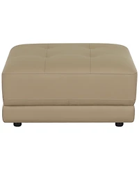 Versa 33" Leather Square Ottoman