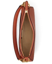 Lauren Ralph Lauren Danni Small Crosshatch Leather Slim Shoulder Handbag