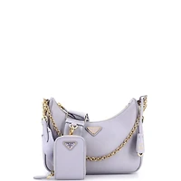 Pre-Owned Prada Small Re-Edition 2005 Shoulder Bag Saffiano Leather