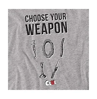 Logovision Men's Clue Choose Your Weapon T Shirt