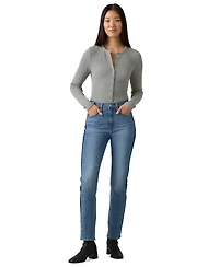 Levi's Juniors' Straight Leg High-Rise Jeans