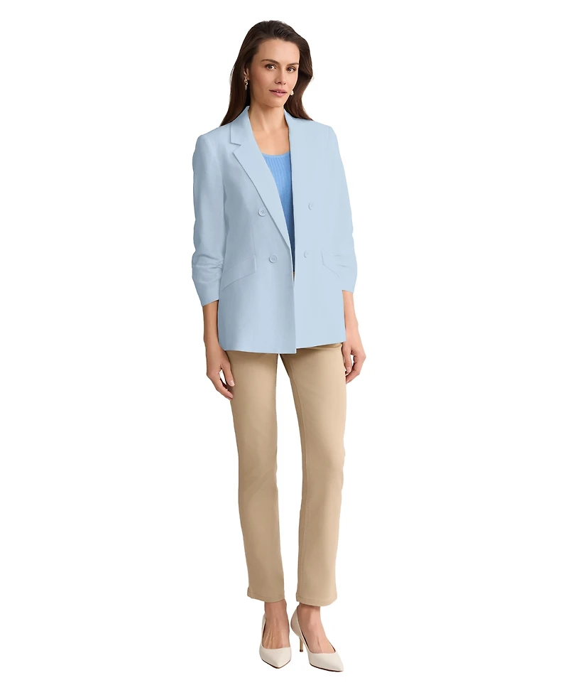 Jones New York Petite Notch Collar Jacket