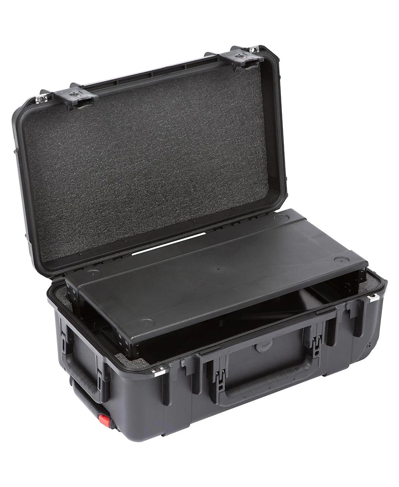 Skb iSeries 2RU Injection Molded Fly Rack Waterproof Wheeled Case