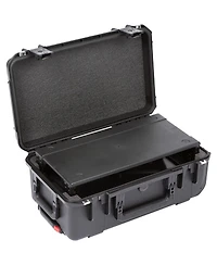 Skb iSeries 2RU Injection Molded Fly Rack Waterproof Wheeled Case