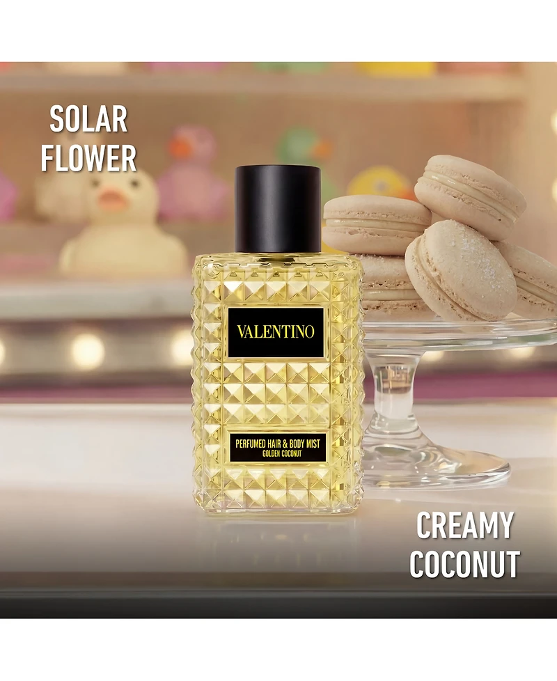 Valentino Born in Roma Golden Coconut Hair and Body Mist, 3.3 oz.