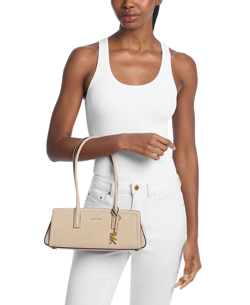 Michael Kors Leather Medium Shoulder Tote Handbag