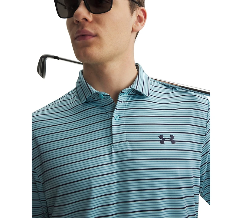 Under Armour Men's Matchplay Stripe Polo Shirt