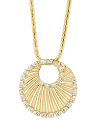 Effy Collection Diamond Pendant Necklace (1/5 ct. t.w.) in 14k Yellow Gold