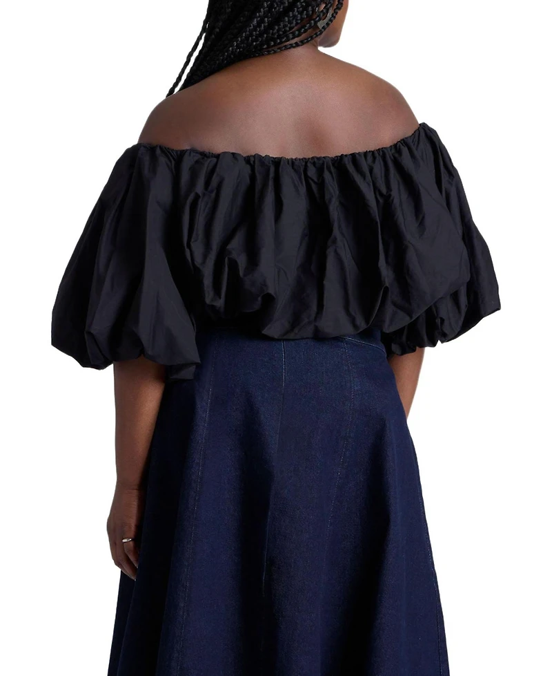 Eloquii Women's Plus Bubble Top