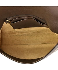 Pre-Owned Gucci Mini Ophidia Curved Flap Shoulder Bag Gg Coated Canvas