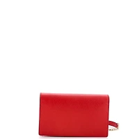 Pre-Owned Gucci Interlocking Wallet on Chain Leather