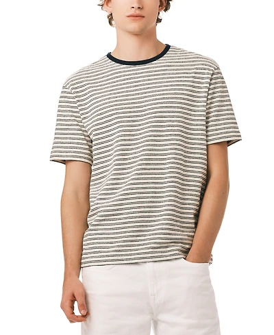 Buffalo David Bitton Men's Kindo knit Horizontal Stripes T-shirt