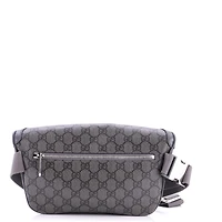 Pre-Owned Gucci Medium Ophidia Front Pocket Zip Belt Bag Gg Coated Canvas