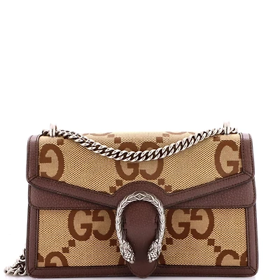 Pre-Owned Gucci Small Dionysus Bag Jumbo Gg Canvas